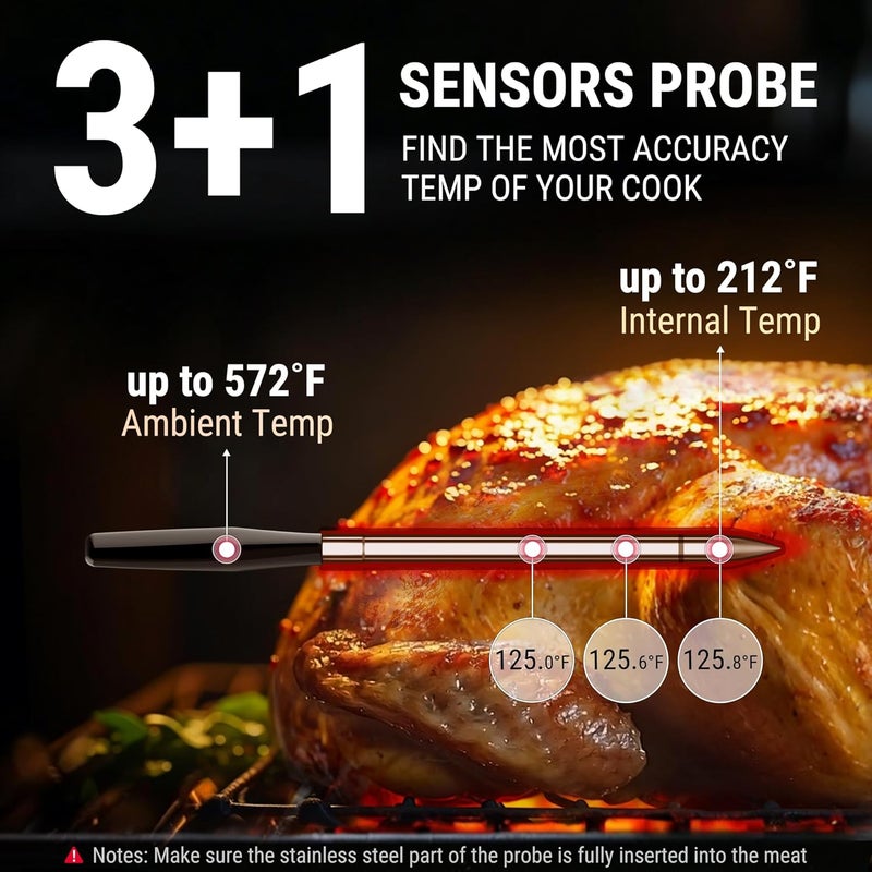 TempSpike Pro Wireless Meat Thermometer Meat Probe with Accurate Temperature Sensor - Image 3